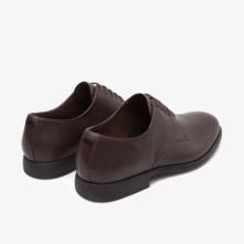 Camper Truman Formal Shoes Dark Brown - Mens Singapore WSLEAQ-449